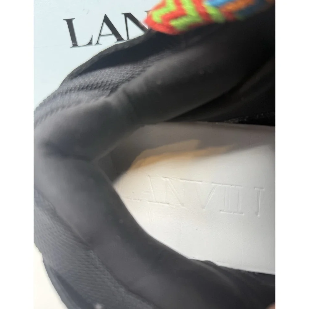 Lanvin Curb Sneaker Black/Gum Size 9 US 42 EU